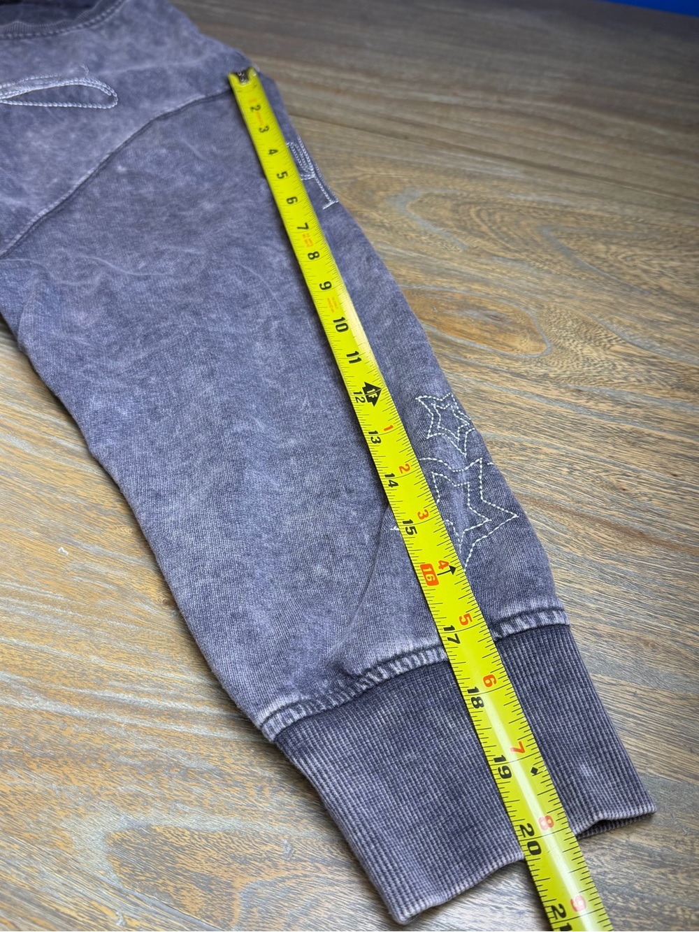 Jane & Delancey Gray Mineral Wash Sweatshirt with Embroidered Western Motifs - Picture 11 of 14